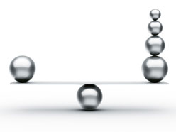 With rebalancing, less is more