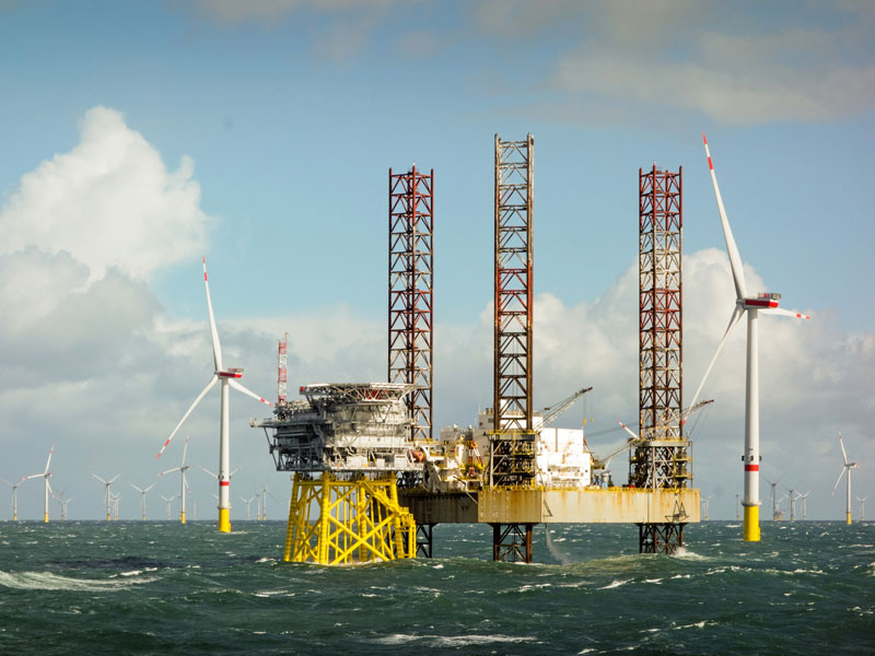 energy sector oil and wind power