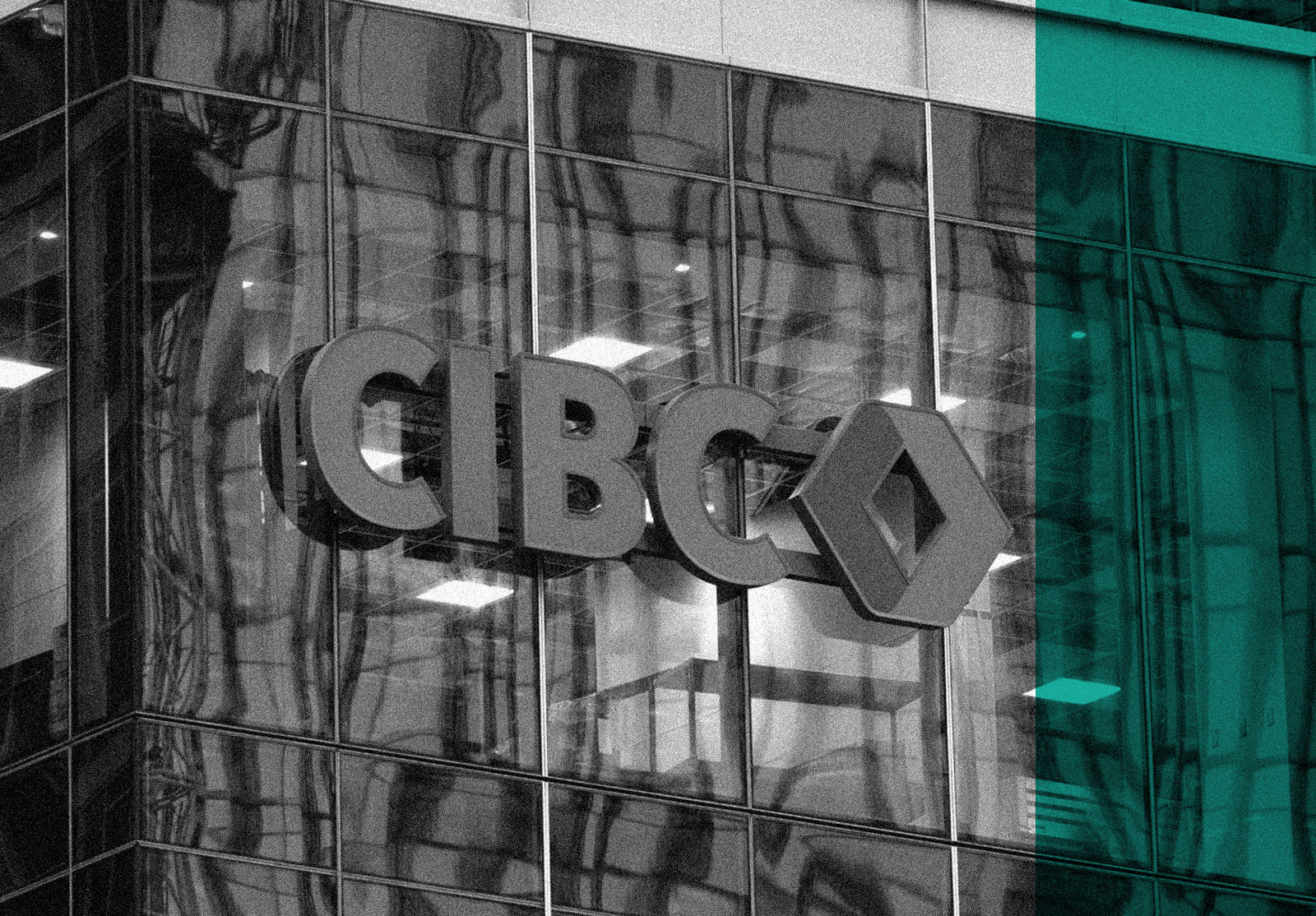 CIBC Sign Bay Street North Wall