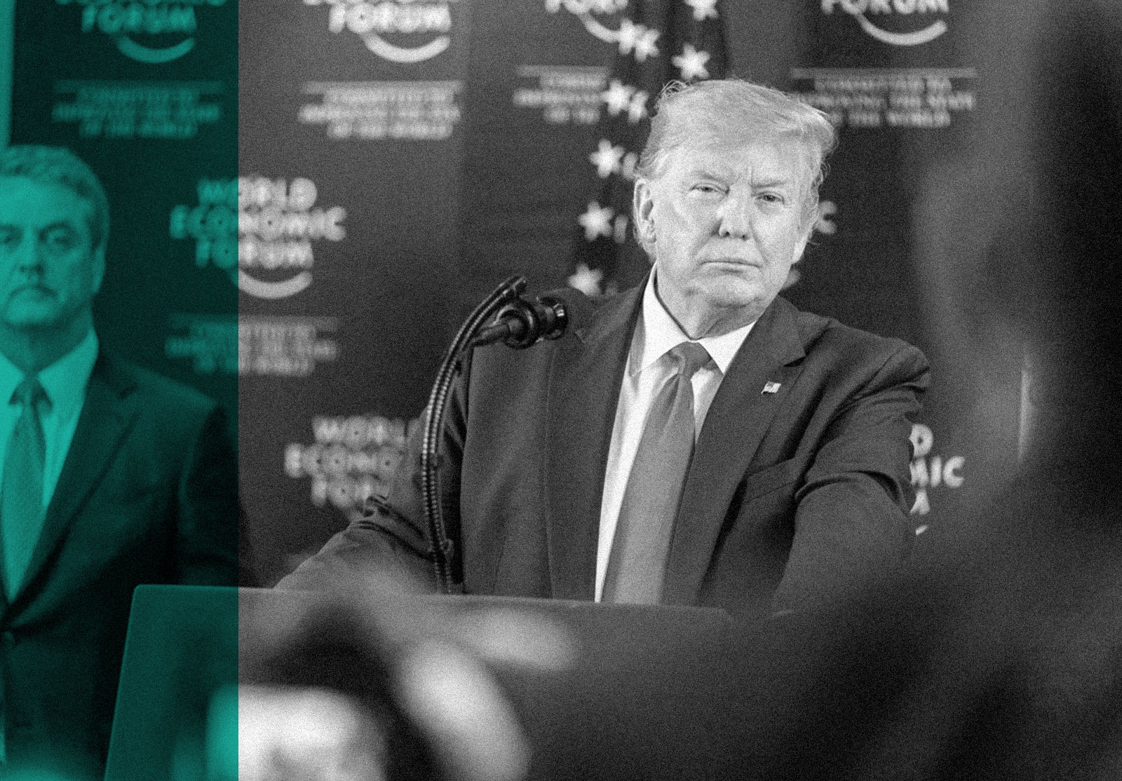 U.S. President Donald Trump at Davos in 2020