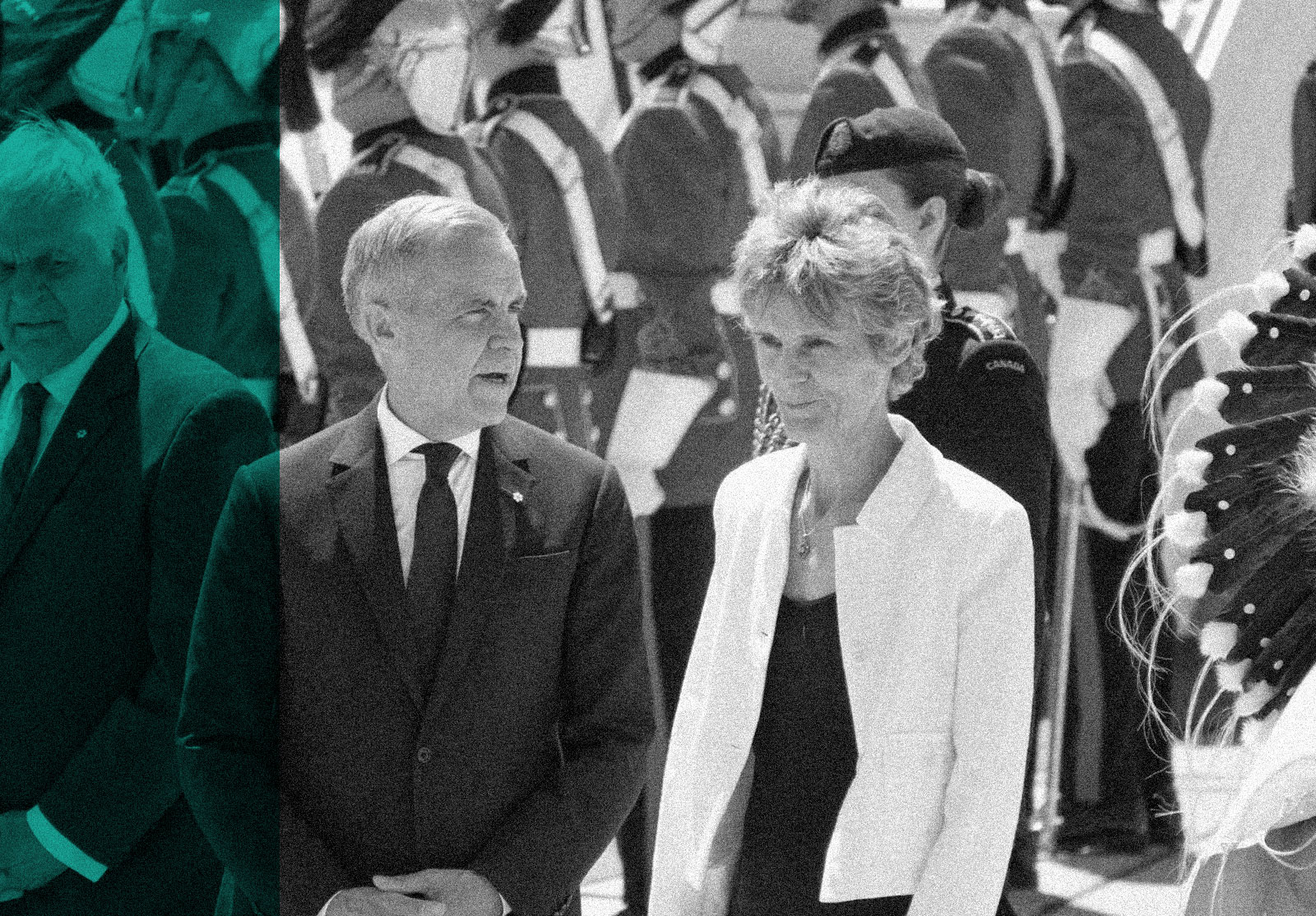 Prime Minister Mark Carney with Diana Fox Carney