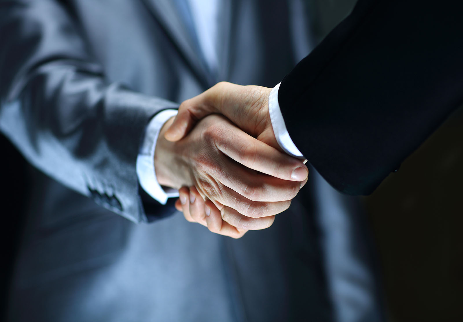 Business handshake