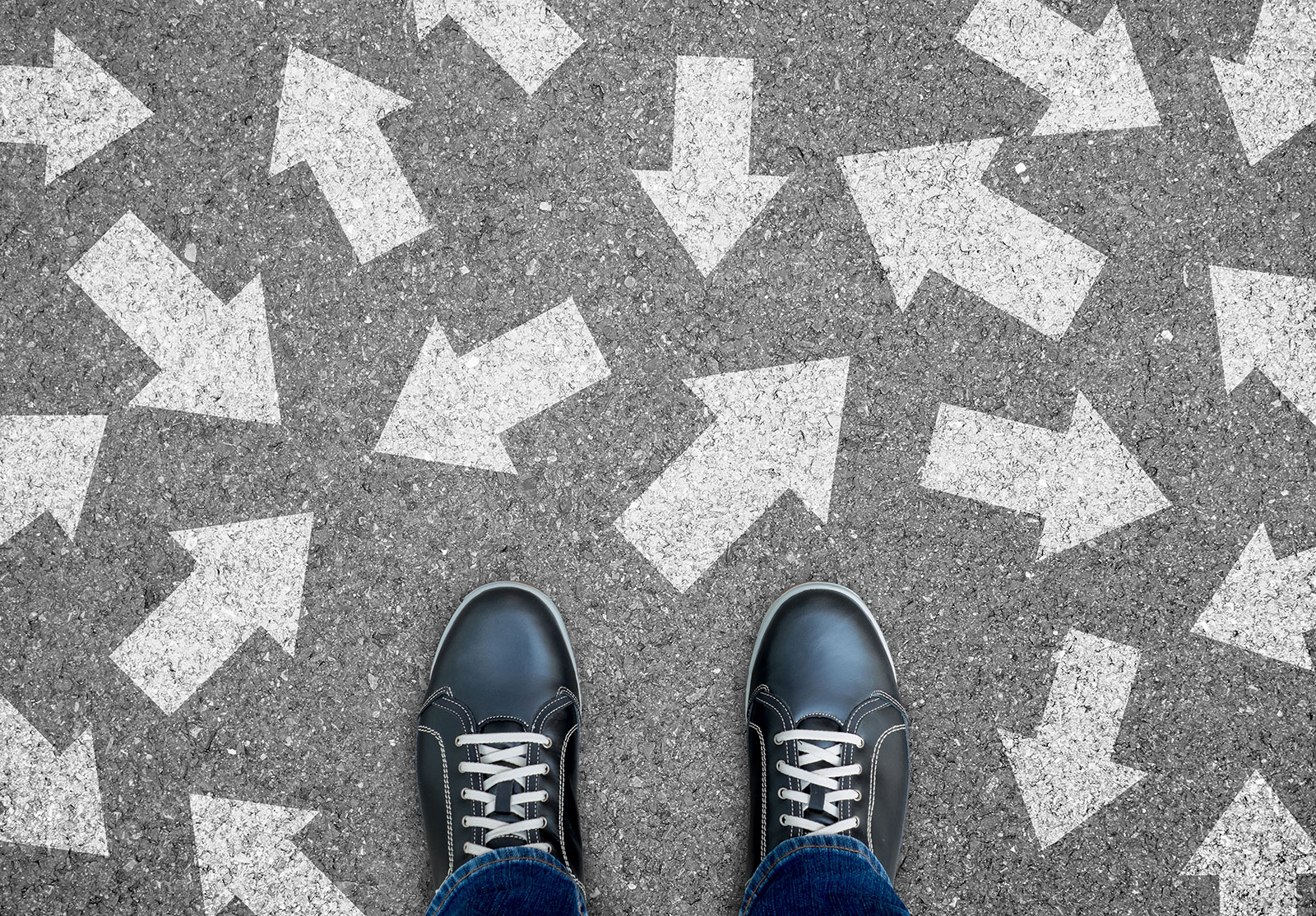 Arrows in all directions